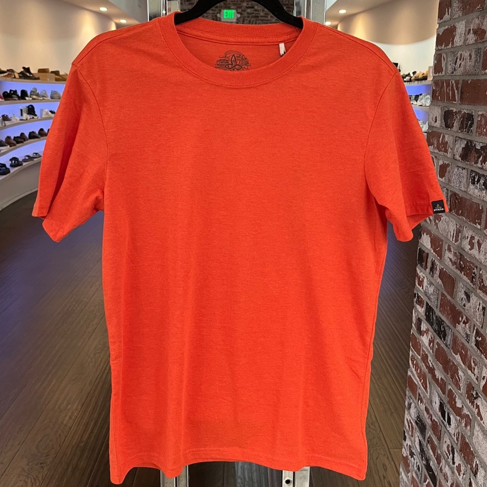 prAna Men's Crew Short Sleeve T-Shirt – Koi Heather (Size S)